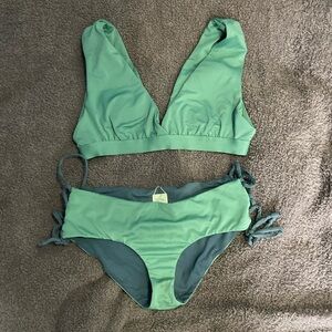 Turquoise Bikini Reversible bottoms